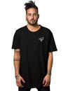 black middle eastern abstract t-shirt